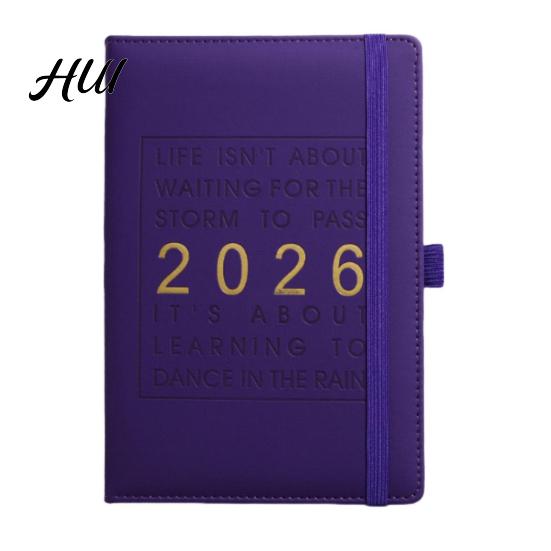 2026 Agenda Planner Weekly Daily Productivity Notebook with Monthly And Layout Hardcover Organizer for Work School Highlighted Holidays