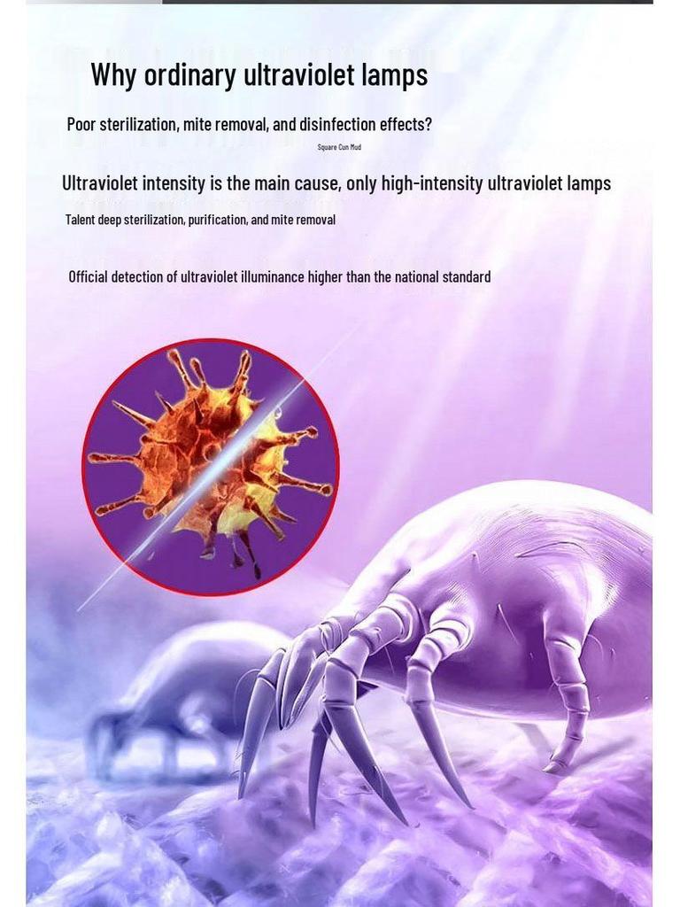 Медицинская УФ-стерилизационная лампа для кухни в помещении, удаления клещей и озоновой дезинфекции