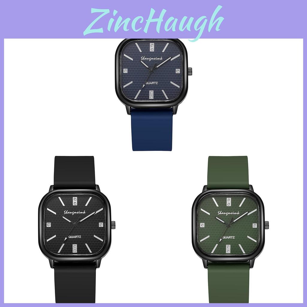 Unisex Square Alloy Watch With Quartz Movement And Decorative Functionality