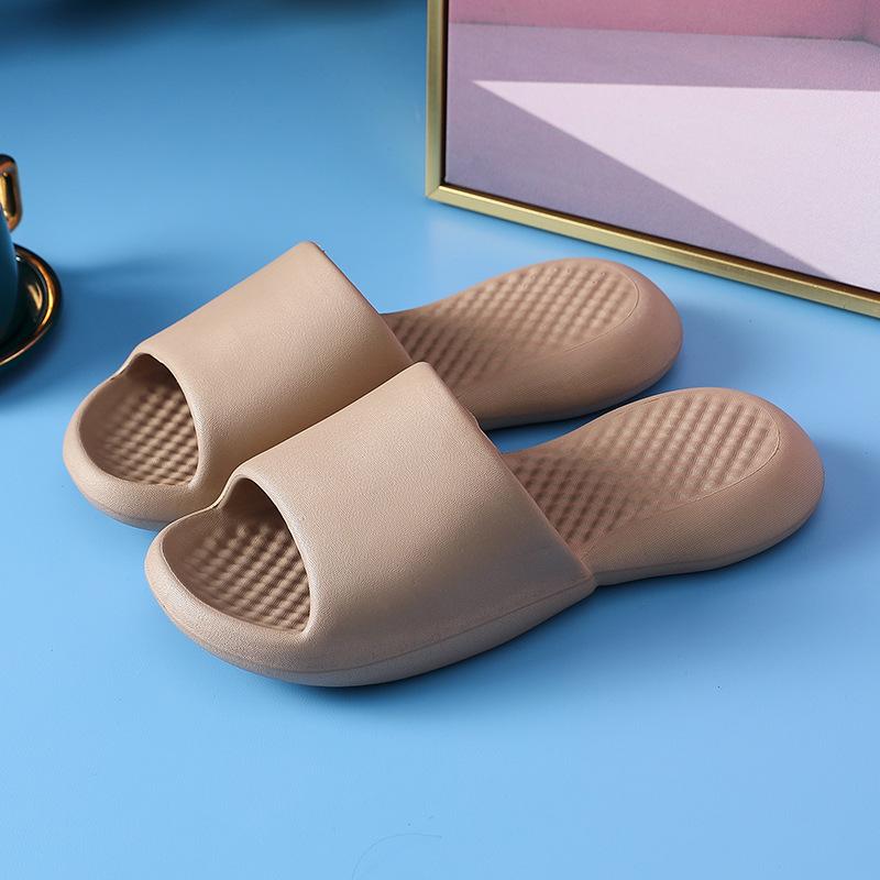 Утолщенные тапочки на толстой подошве для женских домашних дезодорирующих тапочек, охлаждающие тапочки для ванной комнаты для мужских домашних купаний