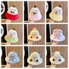 Embroidery Korean Style Cap Shading Hat Children's Bucket Hat Breathable Summer Kid Sunhat  Boy