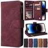 Wallet Flip Zipper Leather Case For Iphone 14 Pro Max 13 Pro Max 12 Pro Max 11 Pro Max Se 2022 2020 X Xr Xs Max 8 7 6 6s Plus
