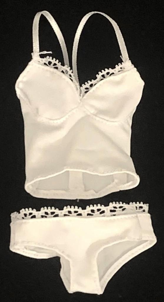 Doll Female Camisole Shorts Set Figure Underwear Inner Lace Black White Set for Base Body not [COOLPIPIT] 1/6 & & (Body included)