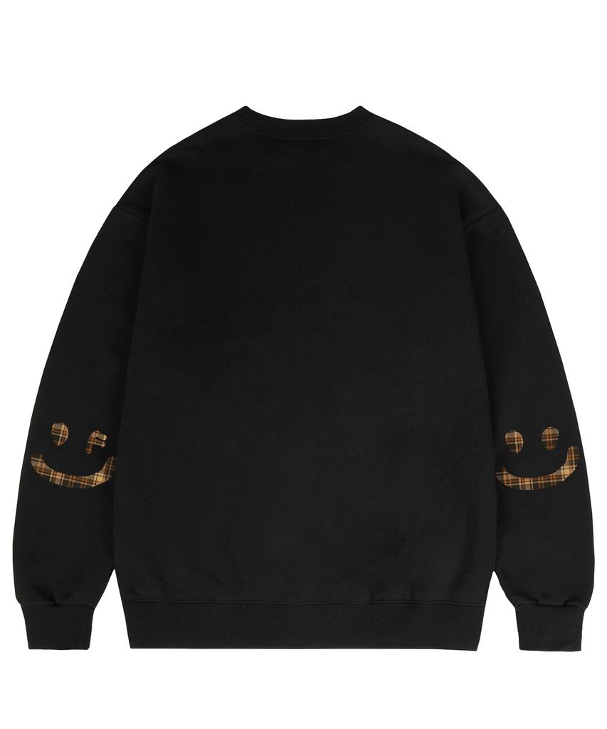GRAVER [Unisex] Elbow Smile Drawing Sweatshirt_5 Colors