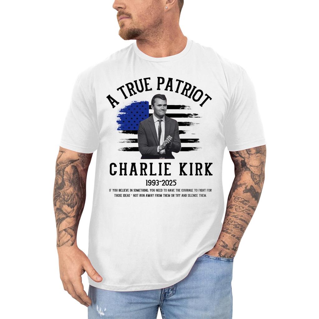 Men's Printed Short Sleeve T-Shirt Men's Loose Casual Short Sleeve Top