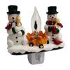 Christmas Campfire Flickering Night Light 3D LED Small Electric Light with Faux Flicker Flame for Holiday Indoor Decorations