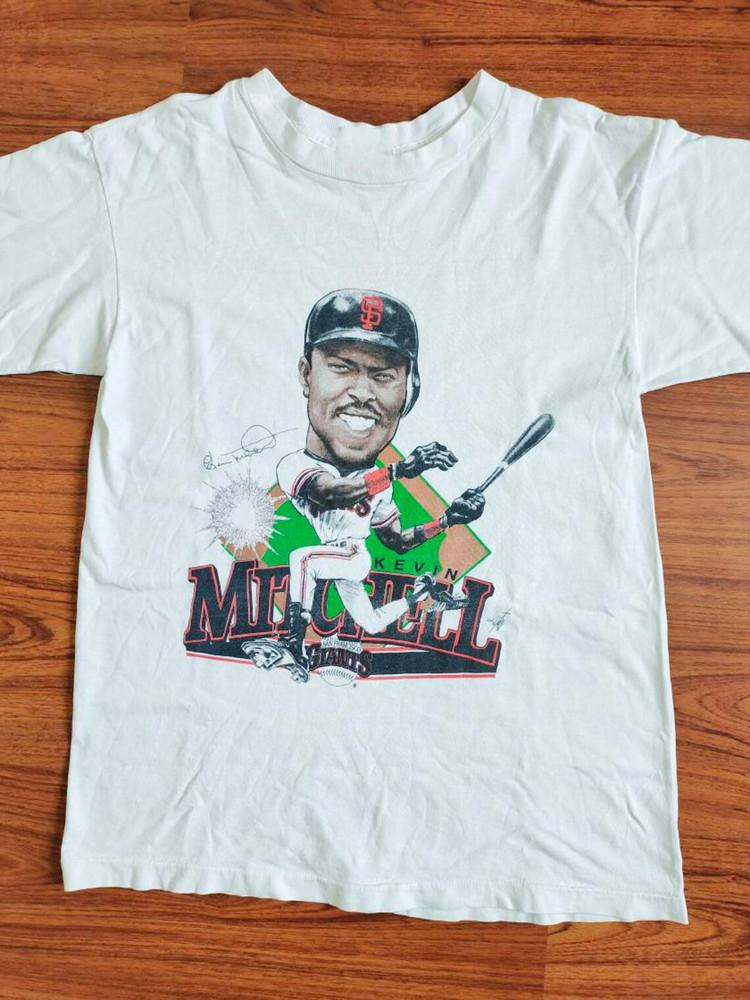 Kevin Mitchell Caricature 80's T-shirts Men's Clothing Tee Full Size S-4XL Unisex T-Shirt