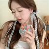 New Lolita Lace Cream White Bow Ribbon Hair Clip for Women Girls Long Ribbon Hairpins Fashion Hair Accessories Wedding Jewelry
