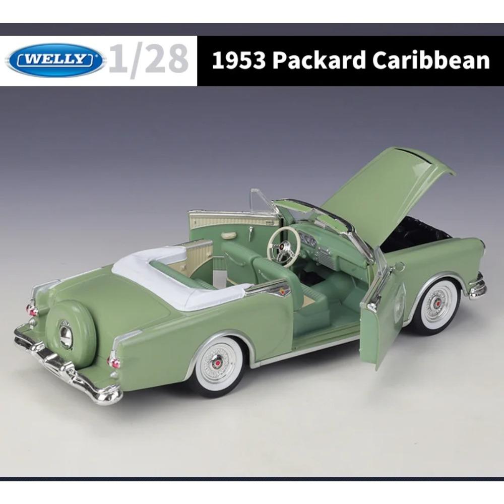 Welly 1/28 1953 Packard Caribbean Сплав Люксовая Модель Автомобиля Литьевой Металл Классический Ретро Спортивный Автомобиль Модель Автомобиля Симуляция Подарок для Детей