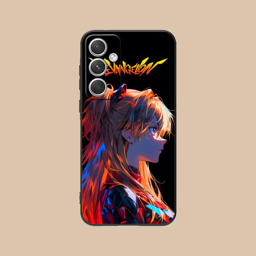 Аниме EV Аска Чехол для мобильного телефона Samsung Galaxy S26 S25 S24 S23 S22 S21 S20 Note20 Plus FE Ultra Цветной чехол Красивый чехол