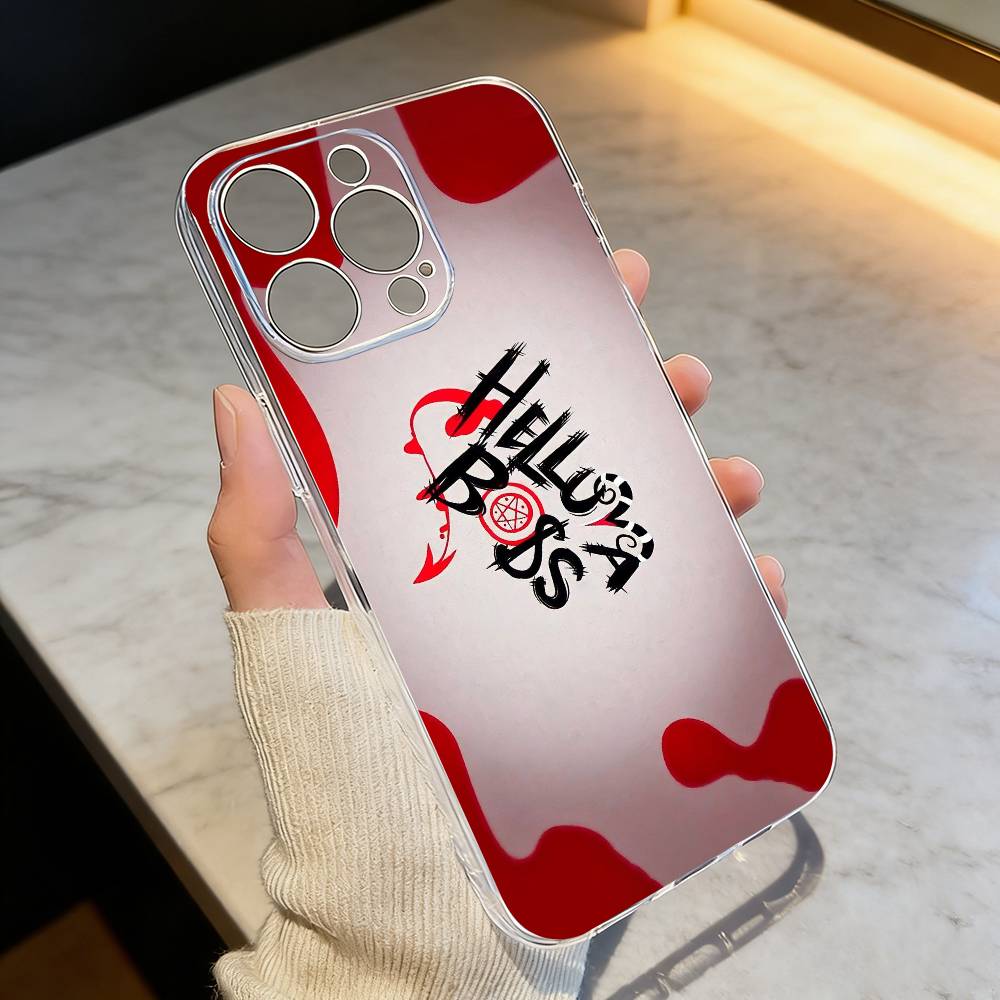 H-Helluva Boss M-Moxxie Чехол для телефона Прозрачный Силиконовый Мягкий Для iPhone 17 16 15 14 13 12 11 Mini Pro Max Plus