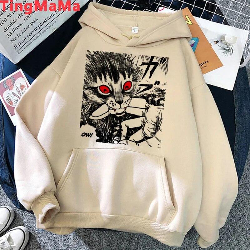 Толстовки с капюшоном Junji Ito Shintaro Kago Tomie унисекс, harajuku, аниме y2k, эстетичная одежда унисекс, одежда унисекс, толстовка унисекс с капюшоном в стиле Харадзюку
