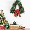 24 шт. Рождественский искусственный цветок красная ягода шишка падуб рождественский декор для вечеринки