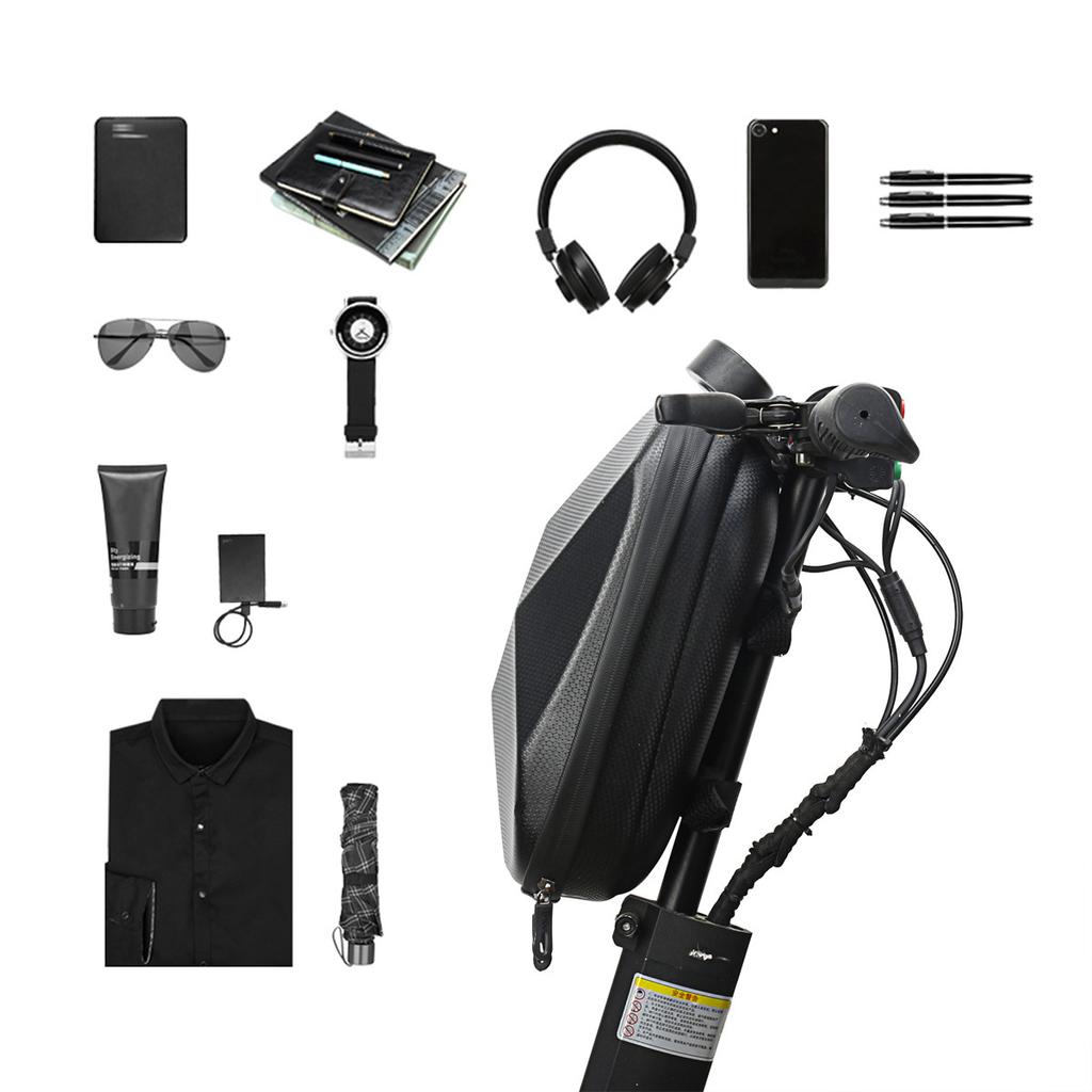 Electric Scooter Front Bag Waterproof EVA Hard Shell Bags Scooter Bicycle Hanging Storage Bag