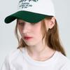 Sloppipie SIGNATURE COTTON BALL CAP [IVORY&GREEN]