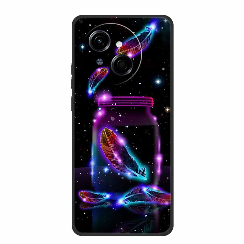 Phone Case For Tecno Spark Go 1 S Back Cover Case 6.67" Black Silicone Soft TPU Coque For Tecno Spark Go 1S Case Go1S Funda Para
