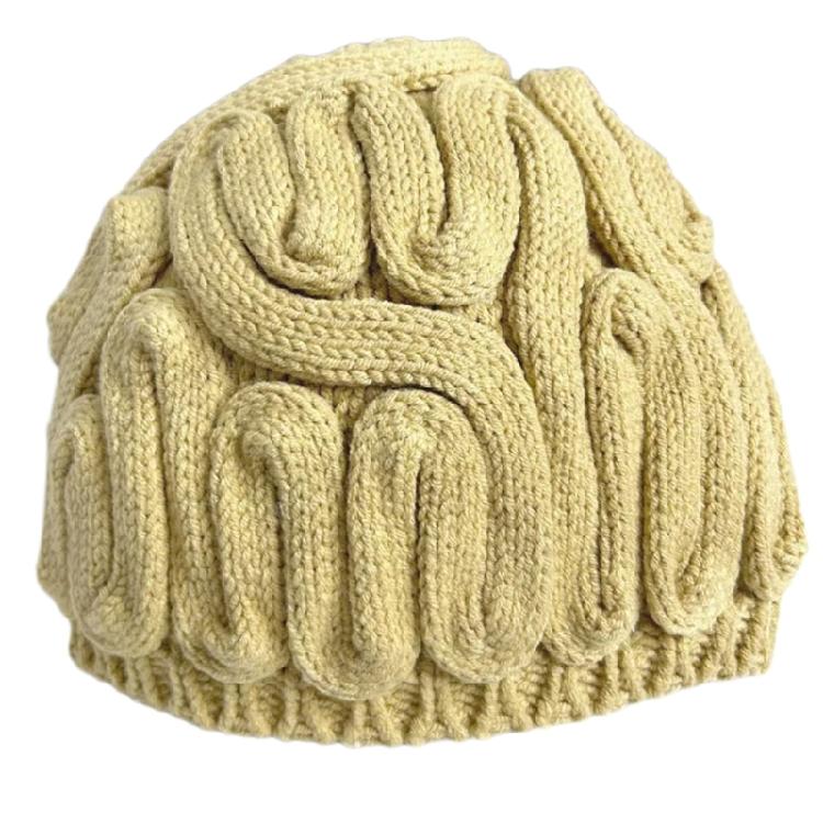 Зимняя теплая новая шапка для взрослого шапка-мозги пуловер шапка-череп для активного отдыха Хэллоуин головной убор для переодевания