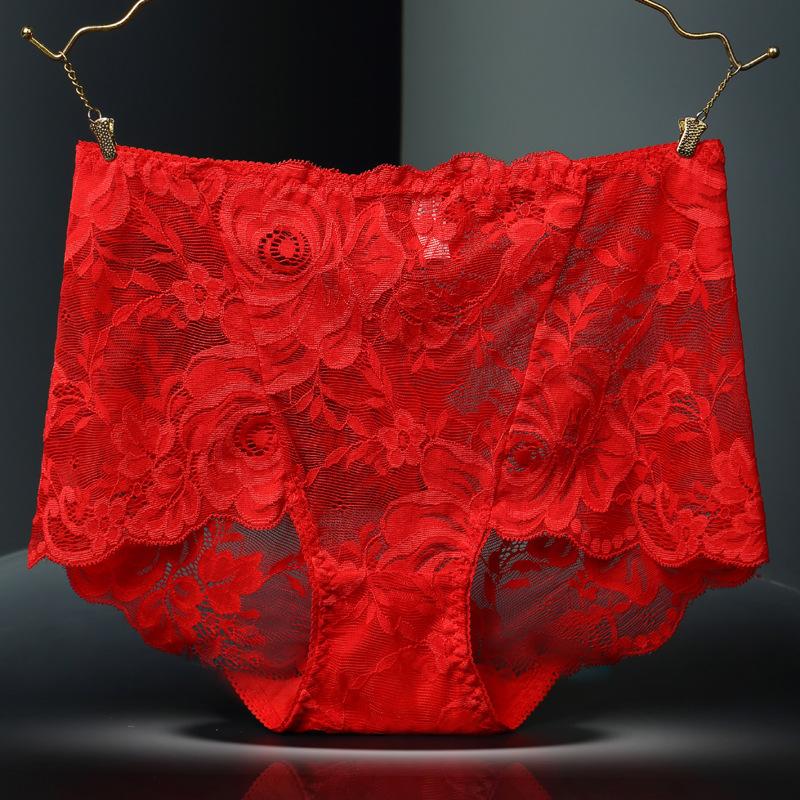 Женское нижнее белье, сексуальное кружевное, без следов, с высокой талией, женское нижнее белье с треугольными чашечками, удобные трусики до щиколотки из хлопка, большие размеры