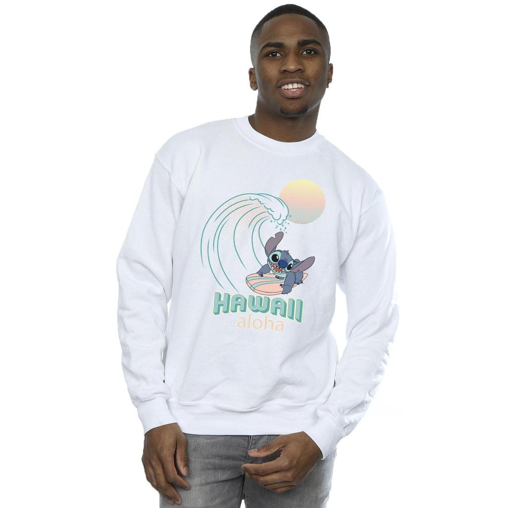 Disney Mens Lilo And Stitch Hawaii Sweatshirt
