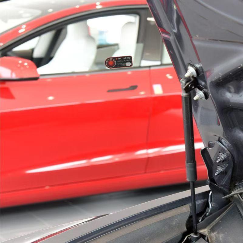 Предупреждающая наклейка от угона для Tesla Model 3/Y/S/X (режим «Сторож»)