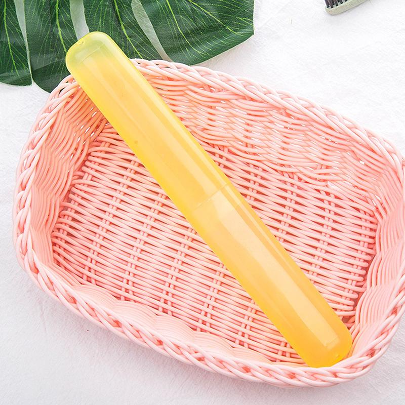 Многоцветный дорожный контейнер для хранения зубных щеток, держатель для зубной пасты в ванной, органайзер для хранения туалетных принадлежностей в дороге