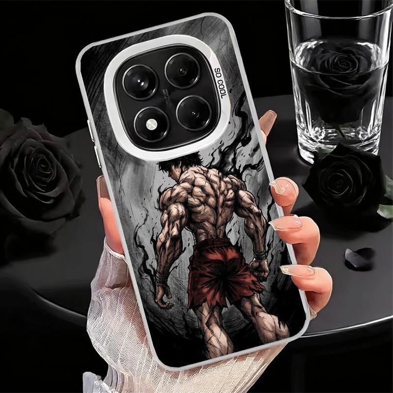 Baki the Grappler Anime Shockproof Phone Case for Xiaomi Redmi Note 15 14 13 12 Pro Plus 11 11S 11T 5G Cover Anti Fall Fundas