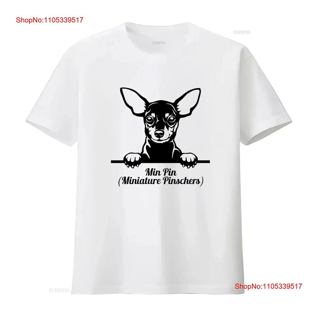 Miniature Pinscher Mens T Shirt 13 Colours Screen Design Min Pin vintage Washed Comfortable Ver
