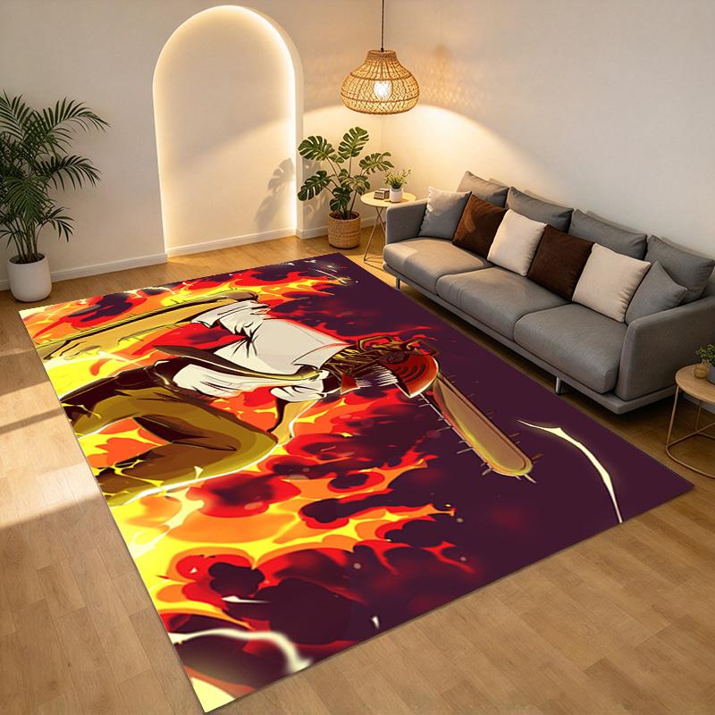 Chainsaw Man Living Room Nonslip Area Rug Soft Carpet For Bedroom Game Playroom Sofa Office Home Decor Doormat Christmas Gift C9302630