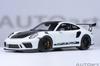 AUTOart Porsche 911 GT3 RS Weissach Package Finished Model 78176 1/18 (991.2) (White/Carbon Black)