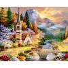 Diamond Embroidery 5d Diamond Painting Cross Stitch Diy Icons Home Decorations Gift Village House