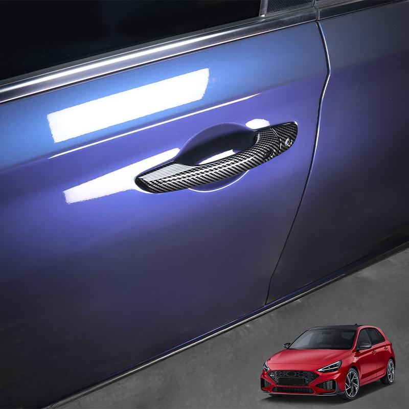 Для Hyundai I30/I30 N 2017-2025 Автомобильный Тюнинг Карбоновое Волокно Центральная Консоль Кнопка Стеклоподъемника Рычаг КПП Крышка Воздуховода Аксессуары LHD