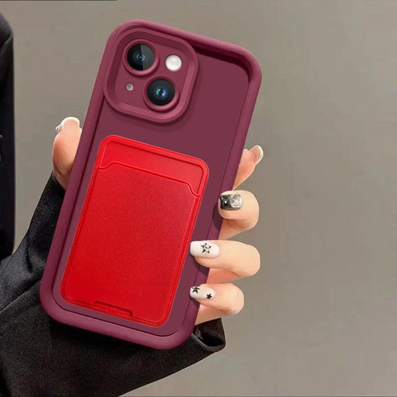 Силиконовый чехол-конфетка с карманом для карт и защитой от падений для Xiaomi Mi 10 Pro Mi 10T Lite 10S 10i Mi 9 Pro Mi 9T Pro, противоударный