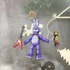 14 см Подвижные Фигурки FNAF Кошмарный Фредди Бонни Фокси Чика Фредди Черный Свет Фростби Коллекционные Фигурки Игрушки