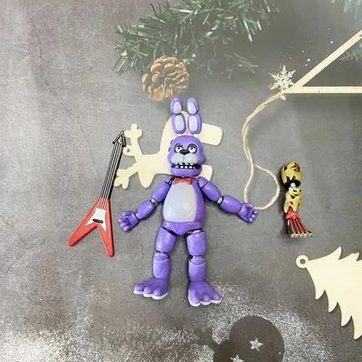 14 см Подвижные Фигурки FNAF Кошмарный Фредди Бонни Фокси Чика Фредди Черный Свет Фростби Коллекционные Фигурки Игрушки