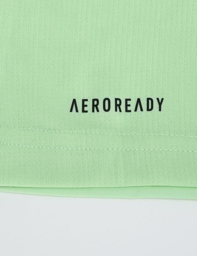 Adidas Детская футболка с коротким рукавом Train Essentials Aero Lady 3 Stripes стандартного кроя ECL97 полузеленая J150 Футболка Футболка Spark/Carbon (IR7537)