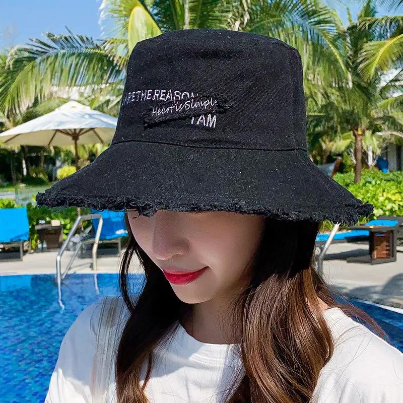Шляпа от солнца, женская универсальная шляпа от солнца с большими полями, закрывающая лицо, летняя пляжная шляпа с защитой от ультрафиолета
