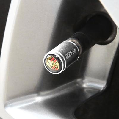 4 шт. Колпачки на ниппель колеса автомобиля, пылезащитные колпачки для Porsche Macan 918 911 Cayenne Carrera-GT 928 Panamera Boxster
