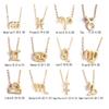 New Simple Stylish Twelve Constellations Pendant Necklace for Women Anniversary Birthday Nice Gift Statement Girls Jewelry