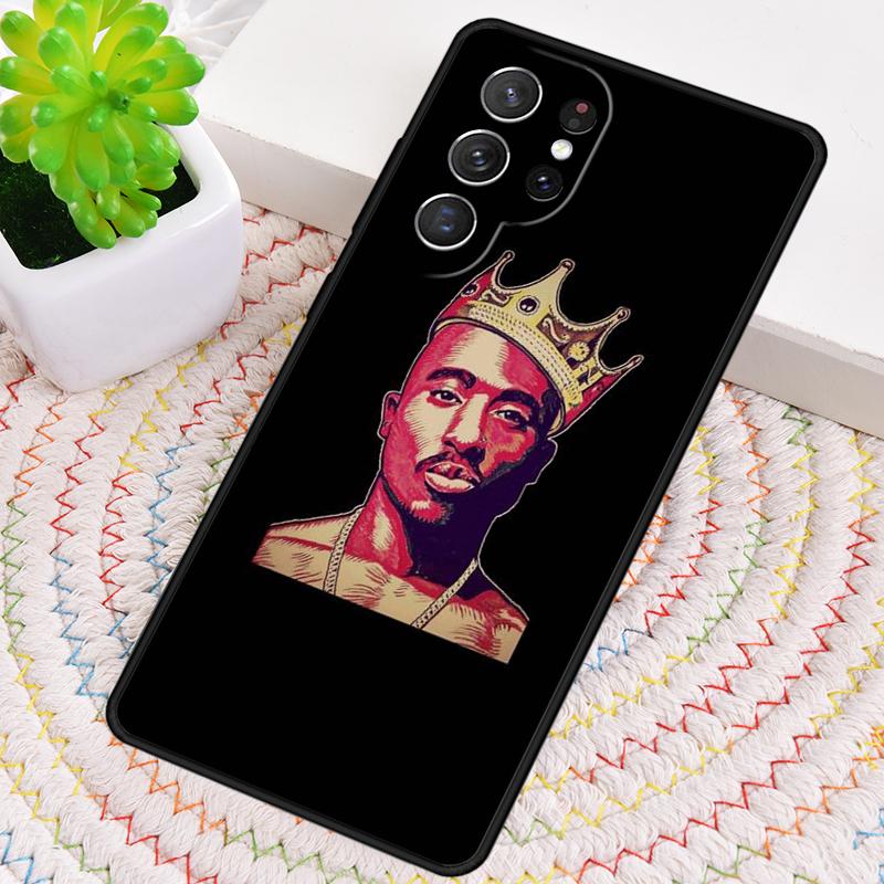 2pac tupac Корона 2 pac Чехол для телефона для Samsung Galaxy note 10 pro S26 Ultra S23 S24 FE S25 S21 S22 PLUS ударопрочный Чехол