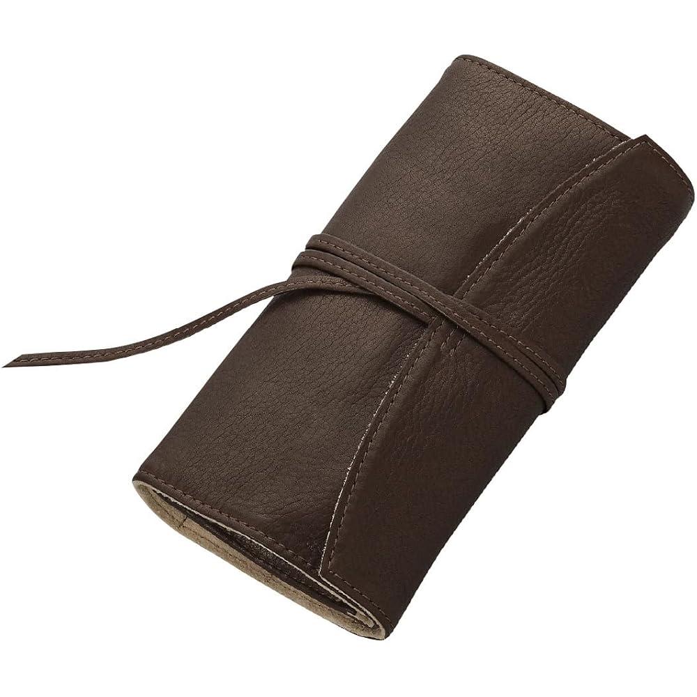 Pilot Pen Case Pensamble R Zipper 5 Slots Dark Brown Generic Pencil Case