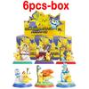 1-6pcs Pok é mon Blind Box 30th Anniversary Commemorative Edition Pikachu  Anime Models Desktop Decorations Pok é mon Toys gifts