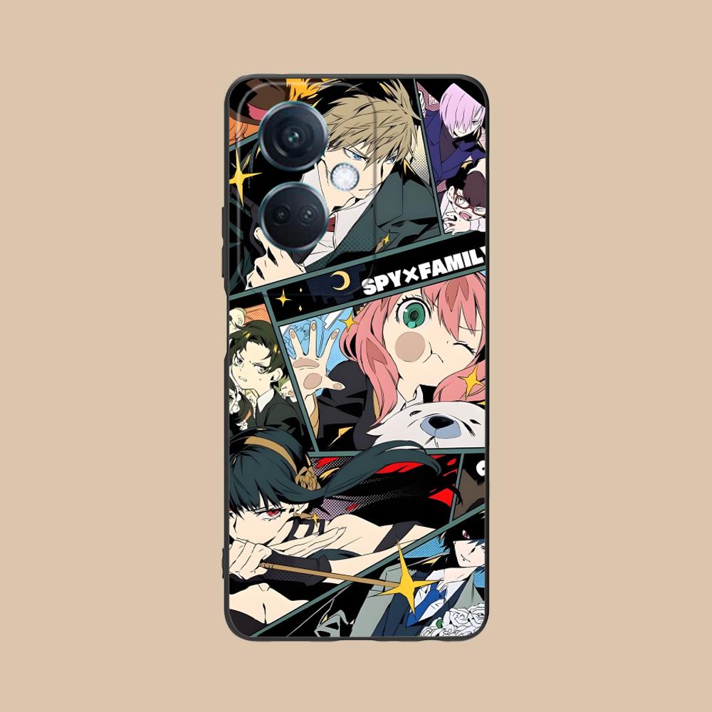 Чехол для мобильного телефона Anime Spy Family для OPPO Reno 14 13 12 11 10 9 8 7 6 5 F T Pro 5G Цветной печатный чехол Роскошный чехол Красивый