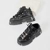 New Women Shoes Heavy Metal Thick Sole Low Top Punk Gothic Ankle Boots