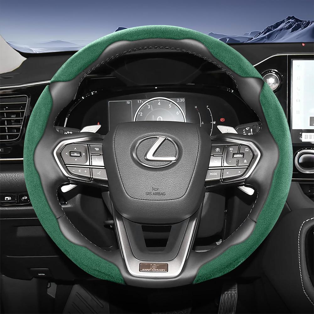 Подходит для спортивного рулевого колеса Lexus из замши, разъемного типа на кнопках, нескользящее и прочное, для моделей таких как Rx Nx Es Gx Lbx Ux Is Rz Lx