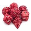 7-кубовые кости DND, Blood Hunter, красные светящиеся кости для D&D, многогранные кости D и D для Dungeons and Dragons Gift