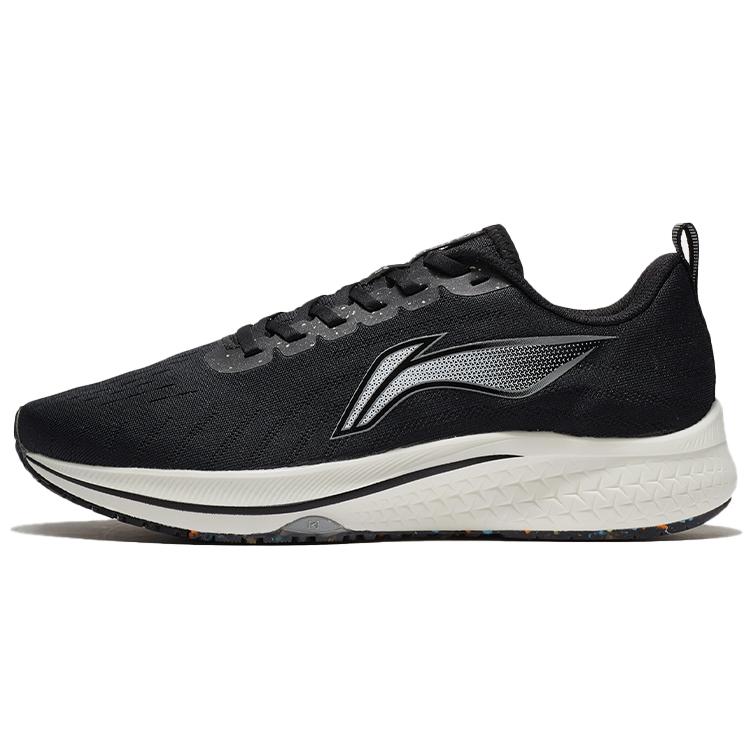 Li Ning Red Hare 5 Удобная амортизация Нескользящая Износостойкая Низкие Беговые Кроссовки Женские Черно-серые ARMS010-3