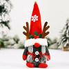 Рождественские безликие гномы, плюшевые украшения для кукол Санта-Клауса, фигурка карлика эльфа Гонка, принадлежности для рождественского декора