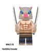 Demon Slayer Series Tanjiro Nezuko Inosuke Doll Building Blocks Plastic Children's Assembled Toy