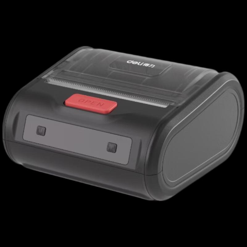 Deli GE365W Портативный термопринтер этикеток CN вилка (адаптер в комплекте)