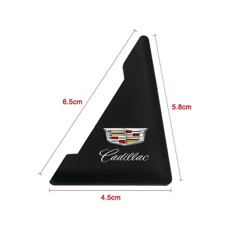 2pcs Car Door Bumper Strip Anti-Collision Sticker for Cadillac ATS CTS DTS STS SLS SLR XLR BLS Seville Tiburon CT6 Accessories